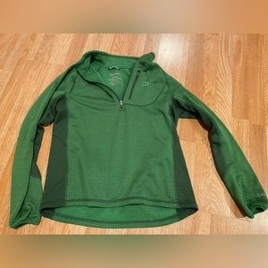 L.L. Bean 1/4 Zip Fleece, Men’s Medium - Green